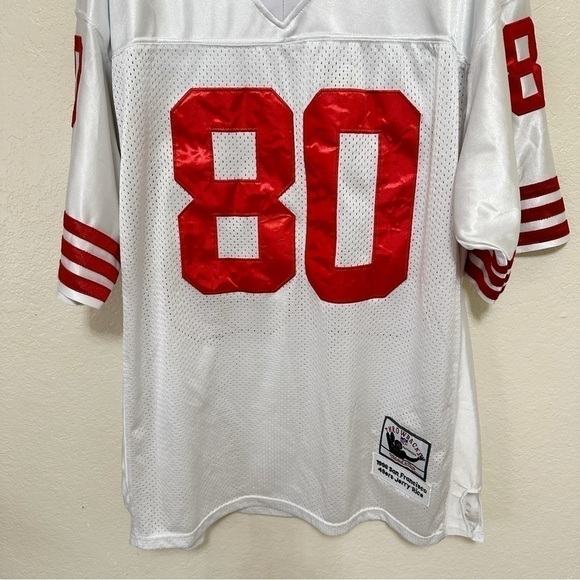 Vintage 1996 Jerry Rice San Francisco 49ers Mitchell & Ness NFL Throwback Jersey - Picture 3 of 13